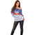 Personalized Cuba Off Shoulder Sweater Simple Sporty Style - Wonder Print Shop