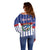 Personalized Cuba Off Shoulder Sweater Simple Sporty Style - Wonder Print Shop