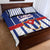 Cuba Quilt Bed Set Simple Sporty Style - Wonder Print Shop