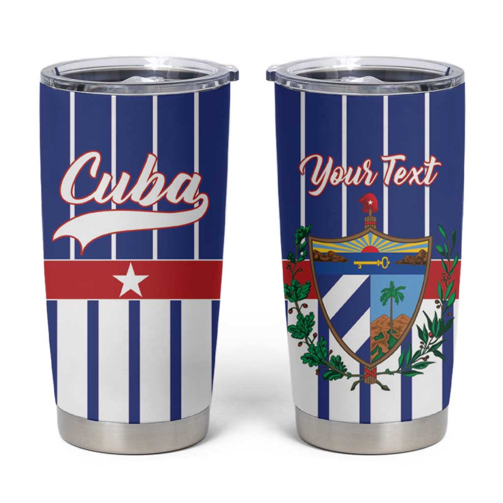 Personalized Cuba Tumbler Cup Simple Sporty Style - Wonder Print Shop