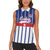 Personalized Cuba Women Sleeveless Polo Shirt Simple Sporty Style - Wonder Print Shop