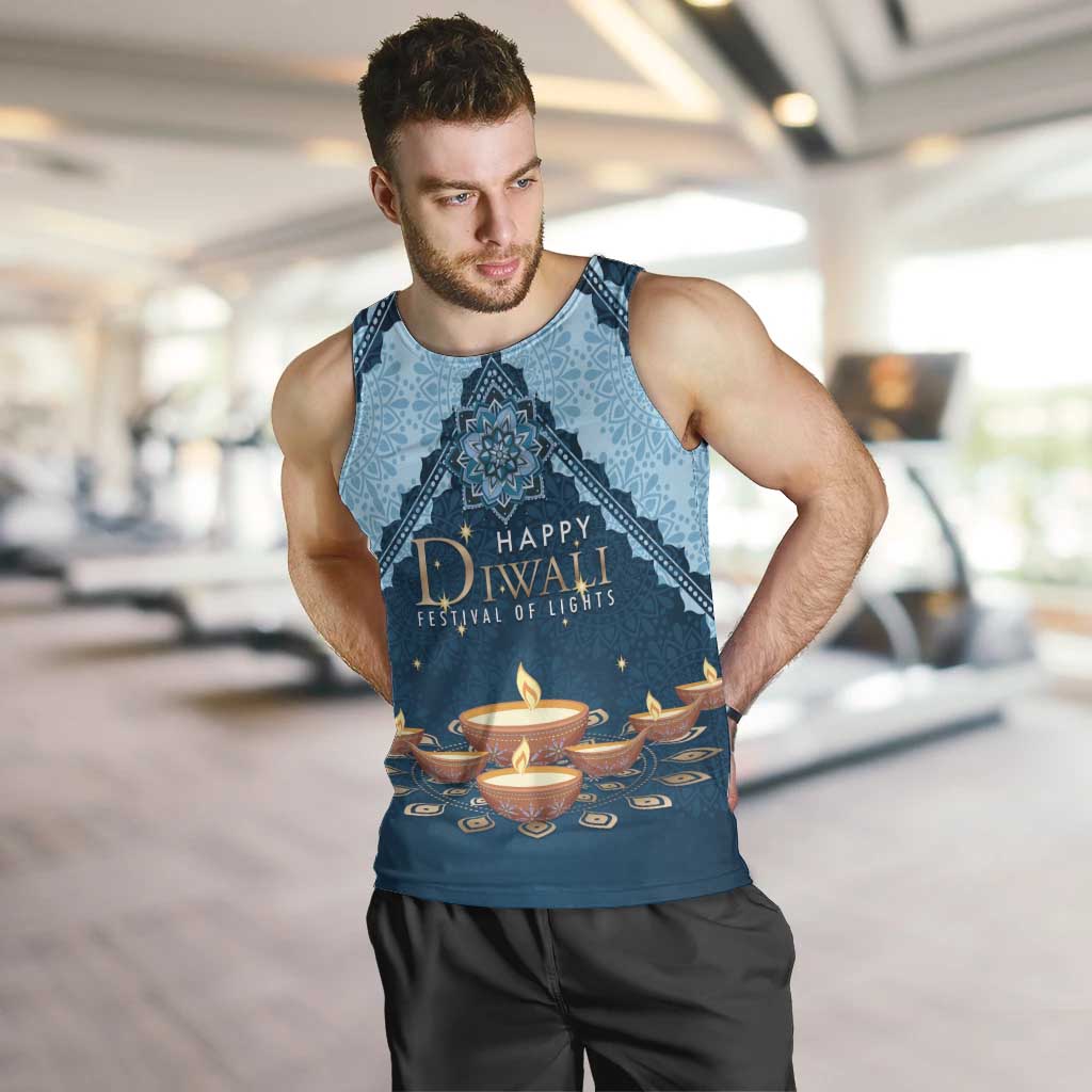 Personalized Diwali Men Tank Top Festival of Lights - Wonder Print Shop