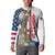 Happy Veterans Day Button Sweatshirt Honoring All Who Served - Wonder Print Shop