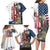 Happy Veterans Day Family Matching Long Sleeve Bodycon Dress and Hawaiian Shirt Honoring All Who Served - Wonder Print Shop