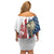 Happy Veterans Day Family Matching Off Shoulder Short Dress and Hawaiian Shirt Honoring All Who Served - Wonder Print Shop