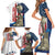 Happy Veterans Day Family Matching Short Sleeve Bodycon Dress and Hawaiian Shirt Honoring All Who Served - Wonder Print Shop