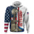 Happy Veterans Day Zip Hoodie Honoring All Who Served - Wonder Print Shop