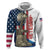 Happy Veterans Day Zip Hoodie Honoring All Who Served - Wonder Print Shop