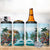 Personalized Aloha Hawaii Skeleton 4 in 1 Can Cooler Tumbler Tropical Summer Vibe - Wonder Print Shop