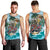 Personalized Aloha Hawaii Skeleton Men Tank Top Tropical Summer Vibe - Wonder Print Shop