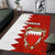 Bahrain Independence Day Area Rug Bahrayn Coat Of Arms Floral Pattern - Wonder Print Shop