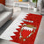 Bahrain Independence Day Area Rug Bahrayn Coat Of Arms Floral Pattern - Wonder Print Shop