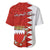 Bahrain Independence Day Baseball Jersey Bahrayn Coat Of Arms Floral Pattern - Wonder Print Shop