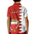 Bahrain Independence Day Kid Polo Shirt Bahrayn Coat Of Arms Floral Pattern - Wonder Print Shop