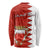 Bahrain Independence Day Long Sleeve Shirt Bahrayn Coat Of Arms Floral Pattern - Wonder Print Shop