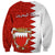 Bahrain Independence Day Sweatshirt Bahrayn Coat Of Arms Floral Pattern - Wonder Print Shop