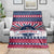 USA Christmas Blanket The Stars and Stripes Xmas Style