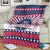 USA Christmas Blanket The Stars and Stripes Xmas Style