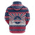 USA Christmas Hoodie The Stars and Stripes Xmas Style - Wonder Print Shop