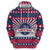 USA Christmas Hoodie The Stars and Stripes Xmas Style - Wonder Print Shop