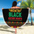 Make Every Month Black History Month Beach Blanket African Pattern - Wonder Print Shop