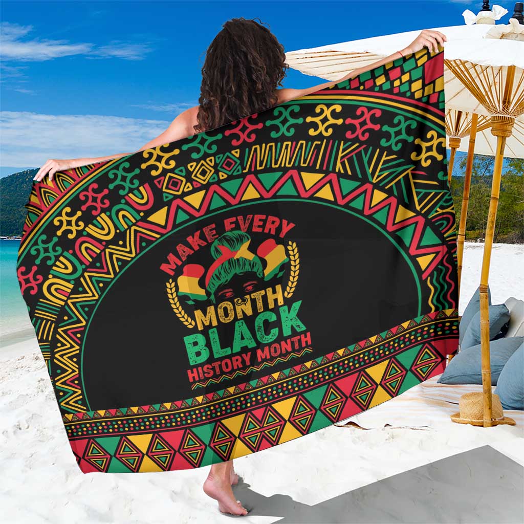 Make Every Month Black History Month Sarong African Pattern