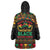 Make Every Month Black History Month Wearable Blanket Hoodie African Pattern