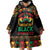 Make Every Month Black History Month Wearable Blanket Hoodie African Pattern