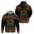 Make Every Month Black History Month Zip Hoodie African Pattern - Wonder Print Shop