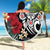 Taino Sun Tribal Beach Blanket Tropical Hibiscus - Wonder Print Shop