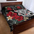 Taino Sun Tribal Quilt Bed Set Tropical Hibiscus - Wonder Print Shop