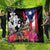 Boricua Taino Coqui Tropical Quilt Puerto Rico Grunge Flag - Wonder Print Shop