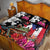 Boricua Taino Coqui Tropical Quilt Bed Set Puerto Rico Grunge Flag - Wonder Print Shop