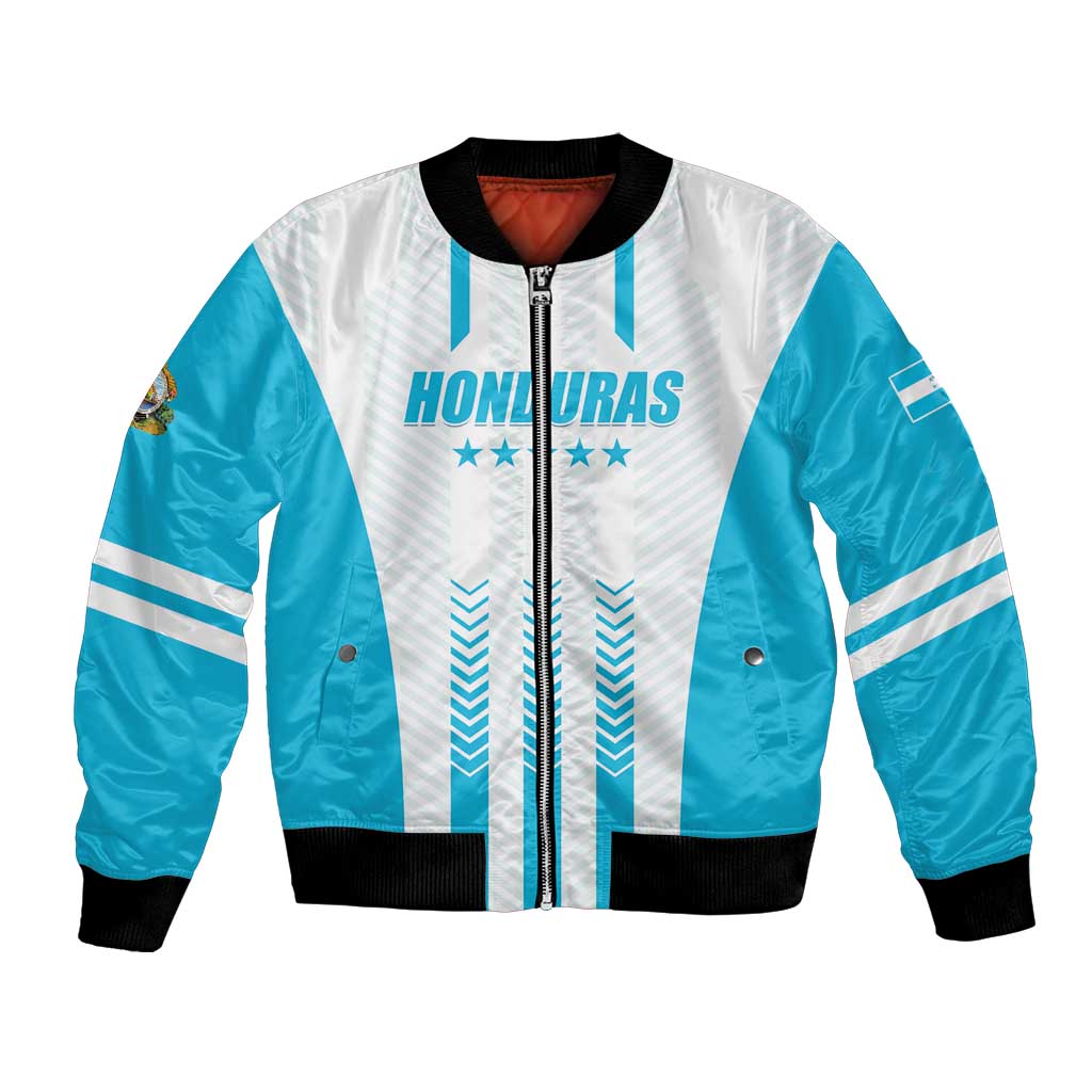 Custom Honduras Football Bomber Jacket Vamos Los Catrachos