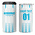 Custom Honduras Football 4 in 1 Can Cooler Tumbler Vamos Los Catrachos