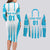 Custom Honduras Football Couples Matching Long Sleeve Bodycon Dress and Long Sleeve Button Shirt Vamos Los Catrachos