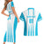 Custom Honduras Football Couples Matching Short Sleeve Bodycon Dress and Hawaiian Shirt Vamos Los Catrachos