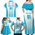 Custom Honduras Football Family Matching Off Shoulder Maxi Dress and Hawaiian Shirt Vamos Los Catrachos