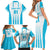 Custom Honduras Football Family Matching Short Sleeve Bodycon Dress and Hawaiian Shirt Vamos Los Catrachos