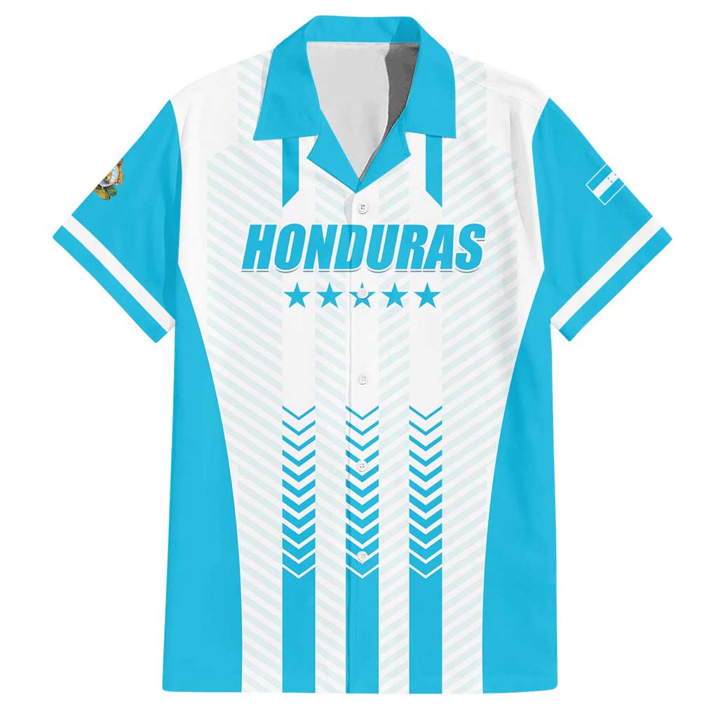 Custom Honduras Football Hawaiian Shirt Vamos Los Catrachos