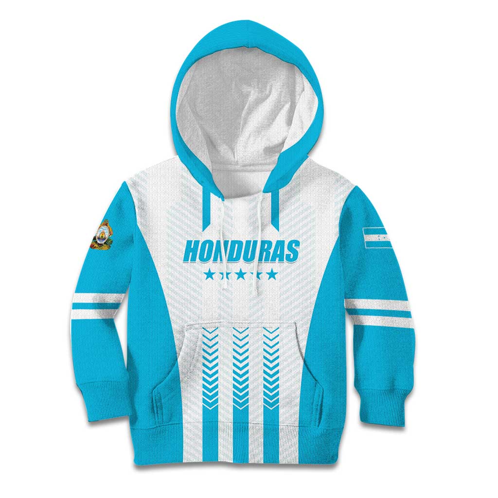 Custom Honduras Football Kid Hoodie Vamos Los Catrachos