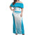 Custom Honduras Football Off Shoulder Maxi Dress Vamos Los Catrachos