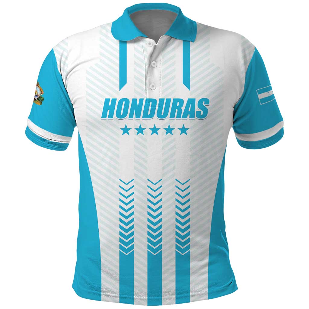 Custom Honduras Football Polo Shirt Vamos Los Catrachos