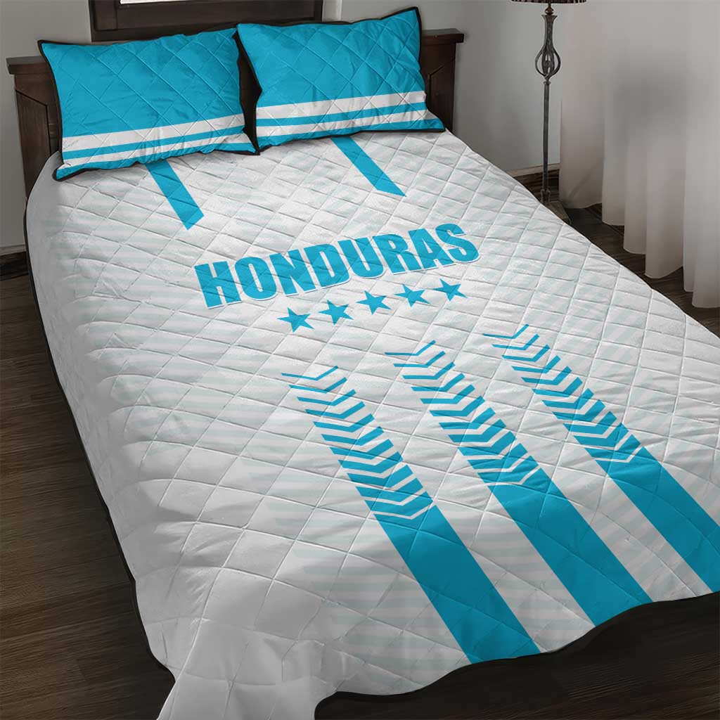 Honduras Football Quilt Bed Set Vamos Los Catrachos