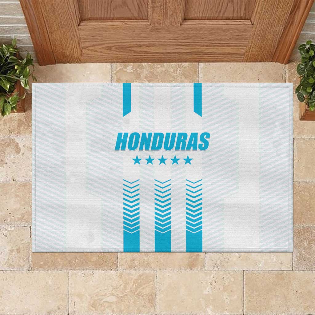 Honduras Football Rubber Doormat Vamos Los Catrachos