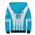 Custom Honduras Football Sherpa Hoodie Vamos Los Catrachos