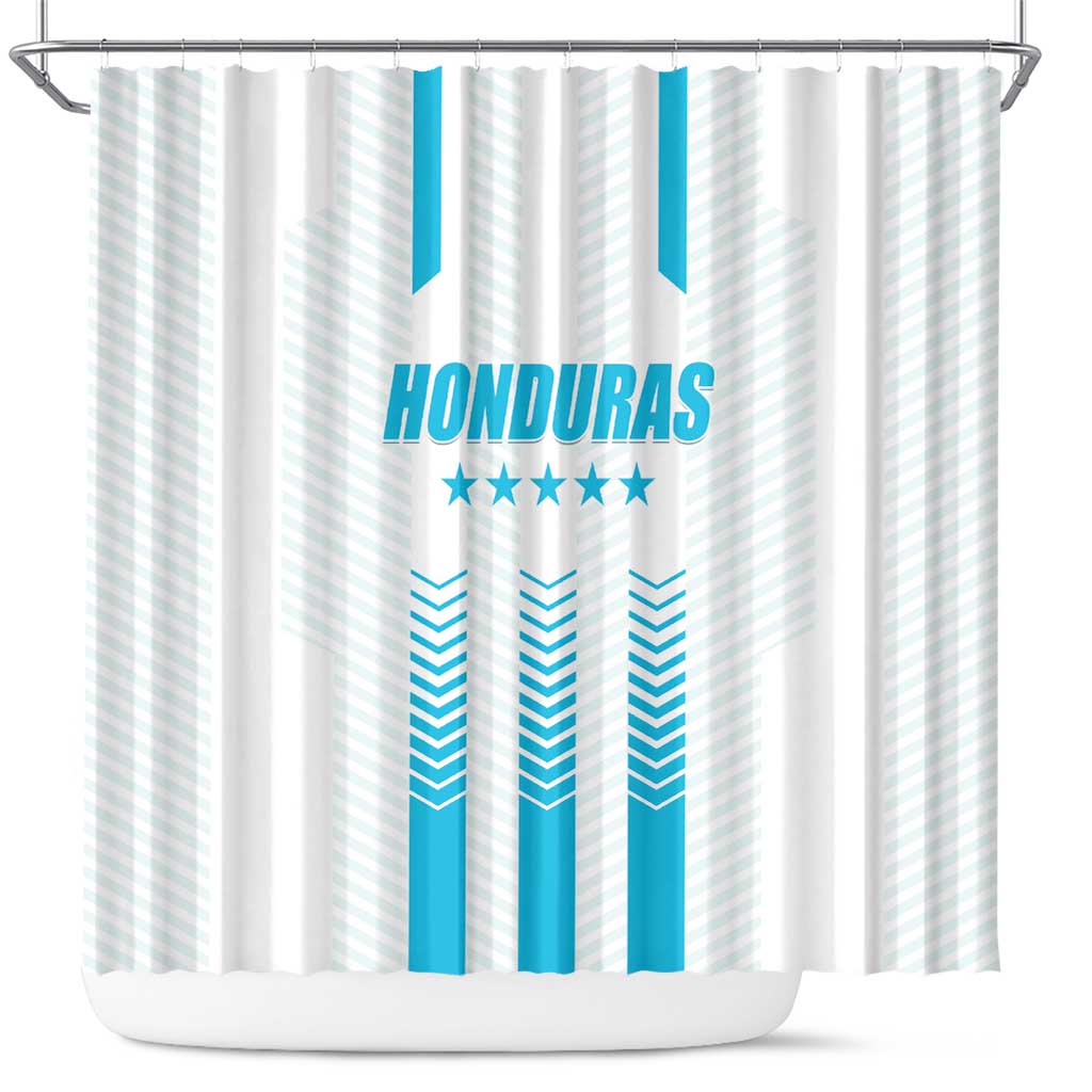 Honduras Football Shower Curtain Vamos Los Catrachos