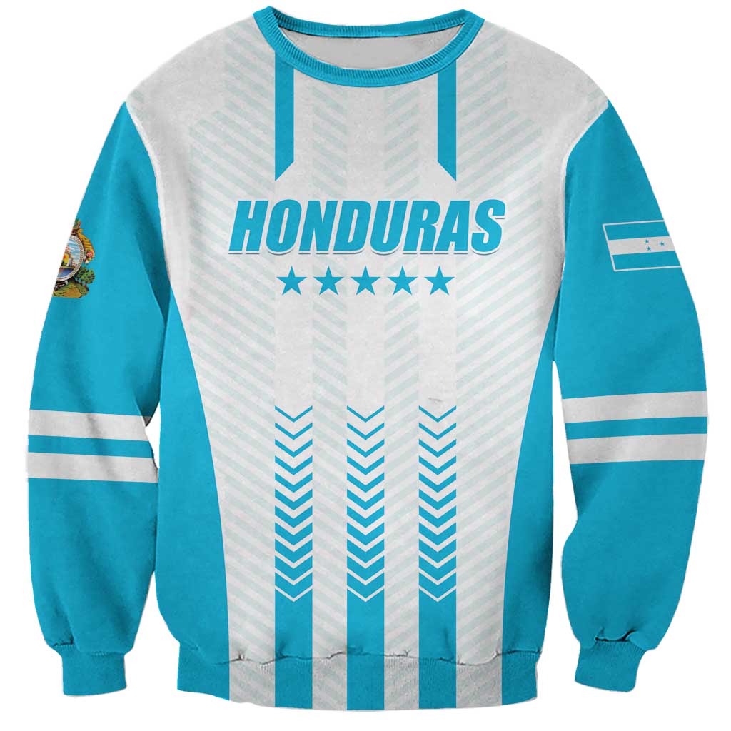 Custom Honduras Football Sweatshirt Vamos Los Catrachos