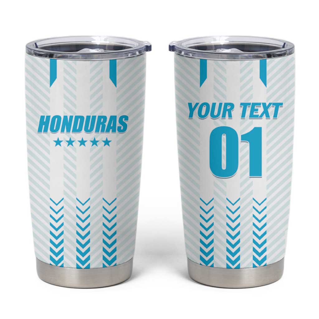 Custom Honduras Football Tumbler Cup Vamos Los Catrachos