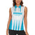 Custom Honduras Football Women Sleeveless Polo Shirt Vamos Los Catrachos